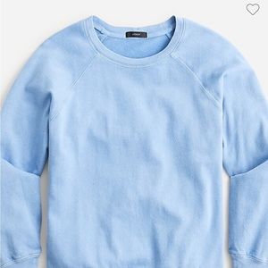 Jcrew Magic Rinse™ patch-pocket short and crewneck sweatshirt - set